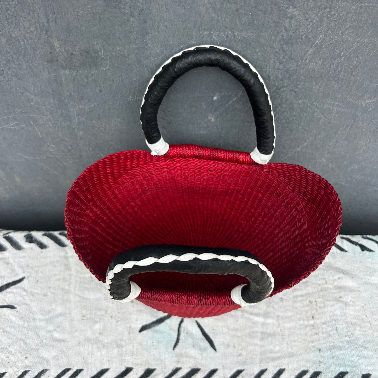Small U-Shopper Bolga Basket - arabolgabaskets.com