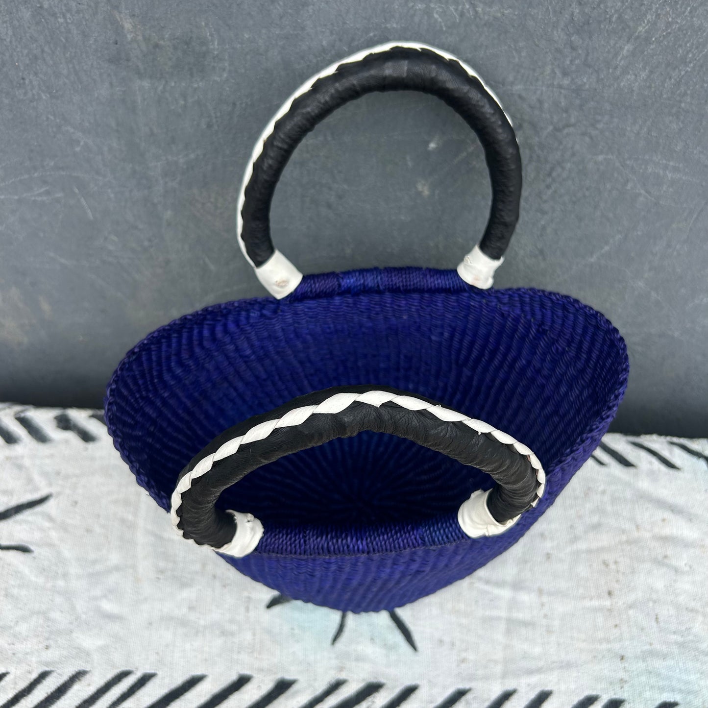 Small U-Shopper Bolga Basket - arabolgabaskets.com
