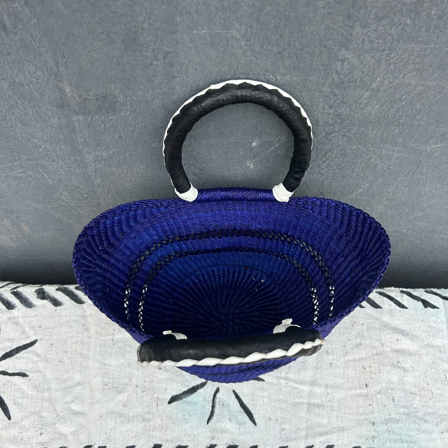 Small U-Shopper Bolga Basket - arabolgabaskets.com