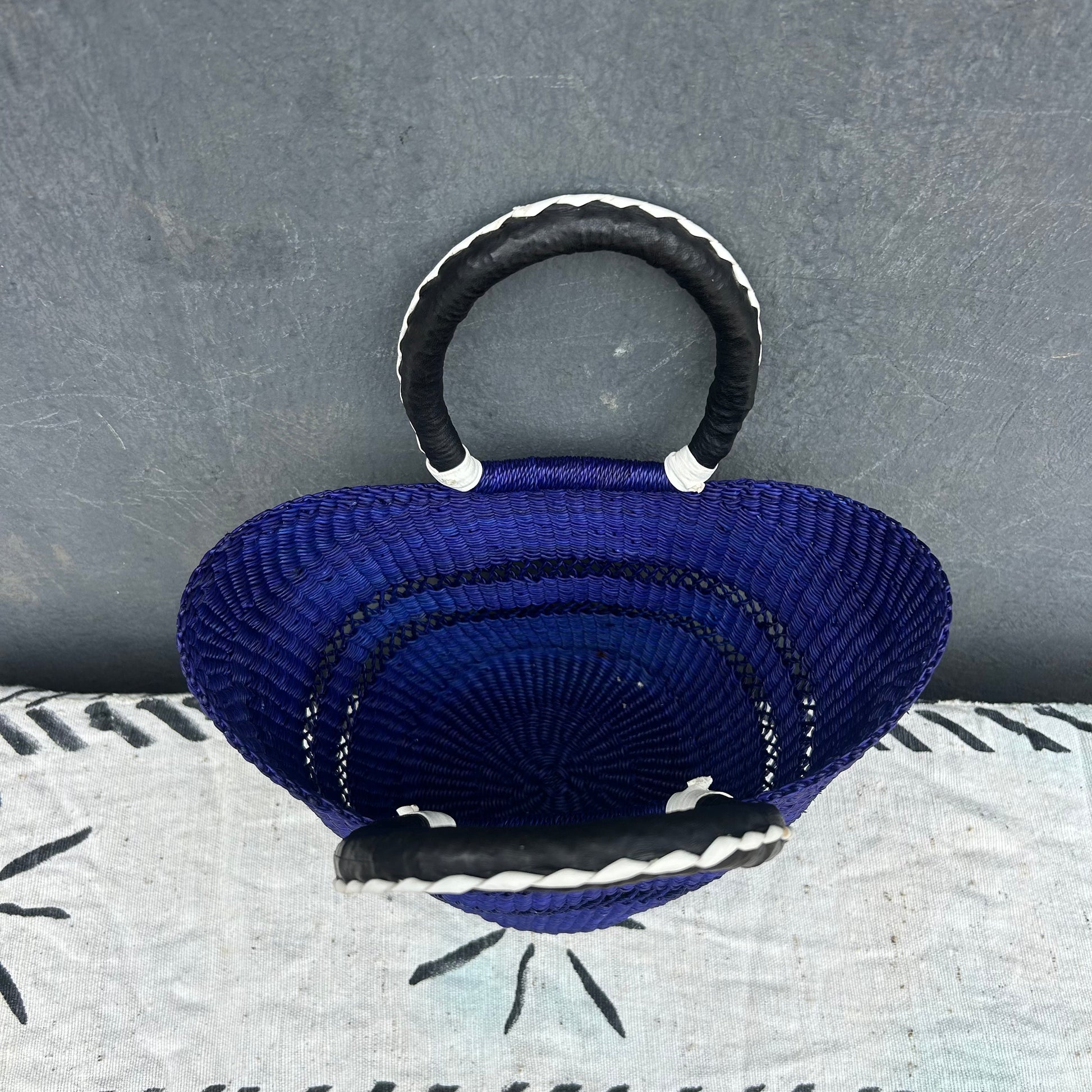 Small U-Shopper Bolga Basket - arabolgabaskets.com