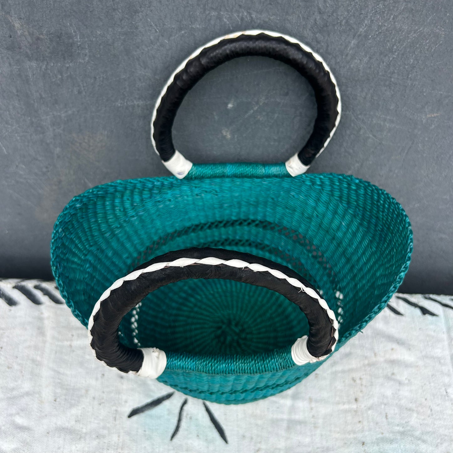 Small U-Shopper Bolga Basket - arabolgabaskets.com