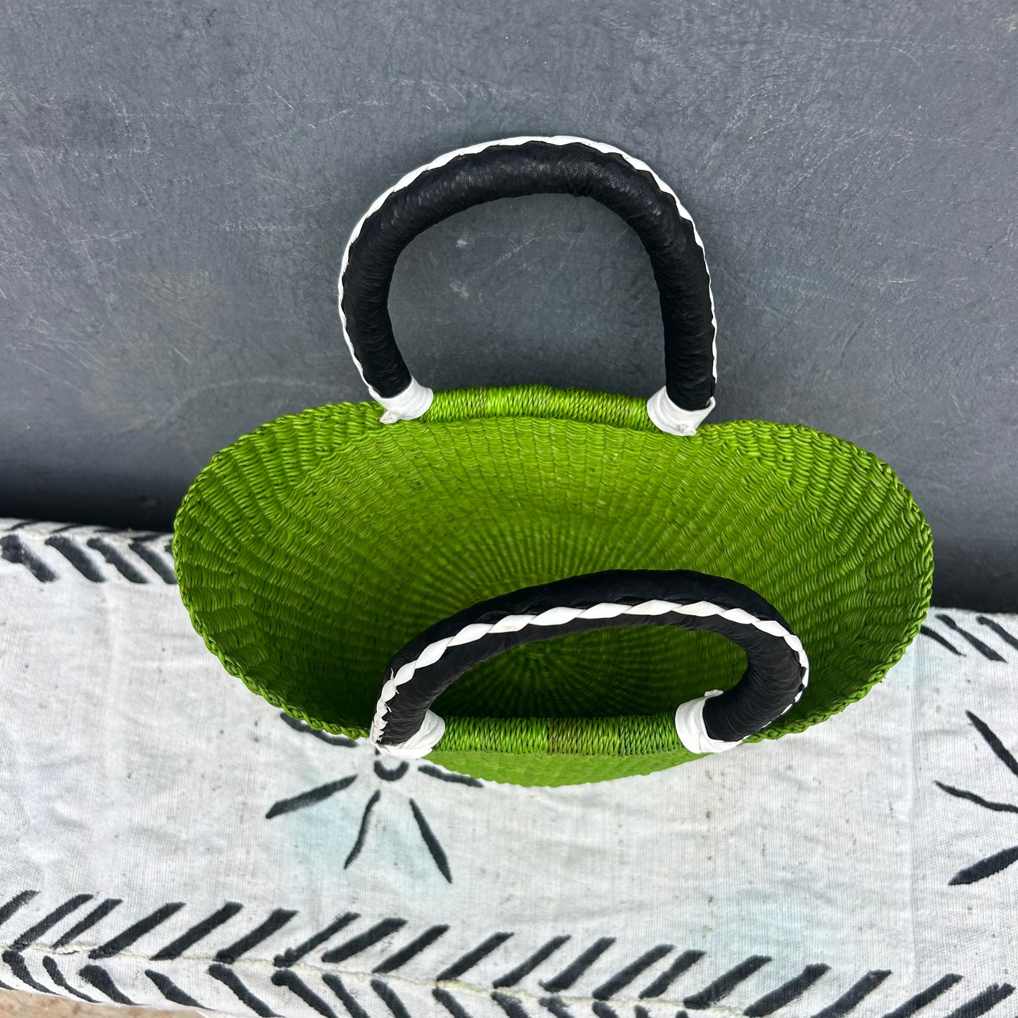 Small U-Shopper Bolga Basket - arabolgabaskets.com