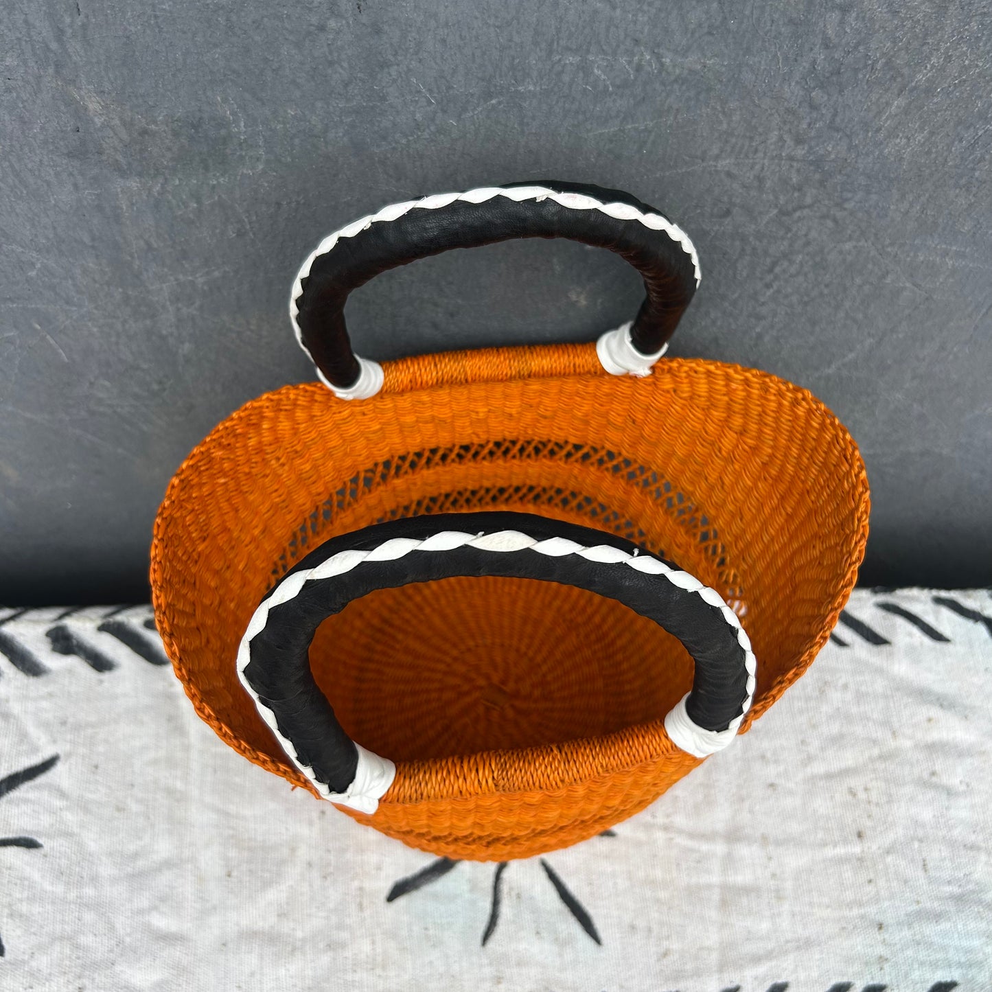 Small U-Shopper Bolga Basket - arabolgabaskets.com