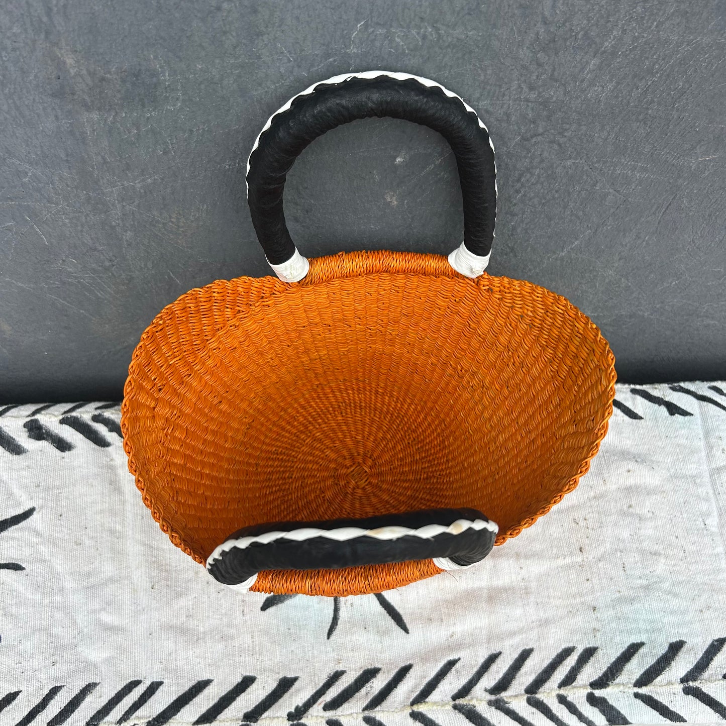 Small U-Shopper Bolga Basket - arabolgabaskets.com