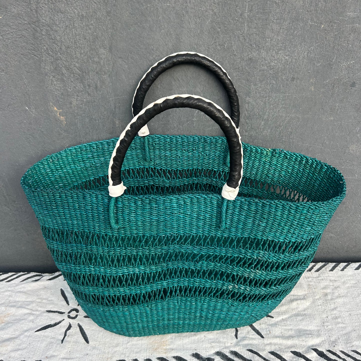 Bolga Shopping Basket/tote Bag/picnic Bag/Bearch Bag - arabolgabaskets.com