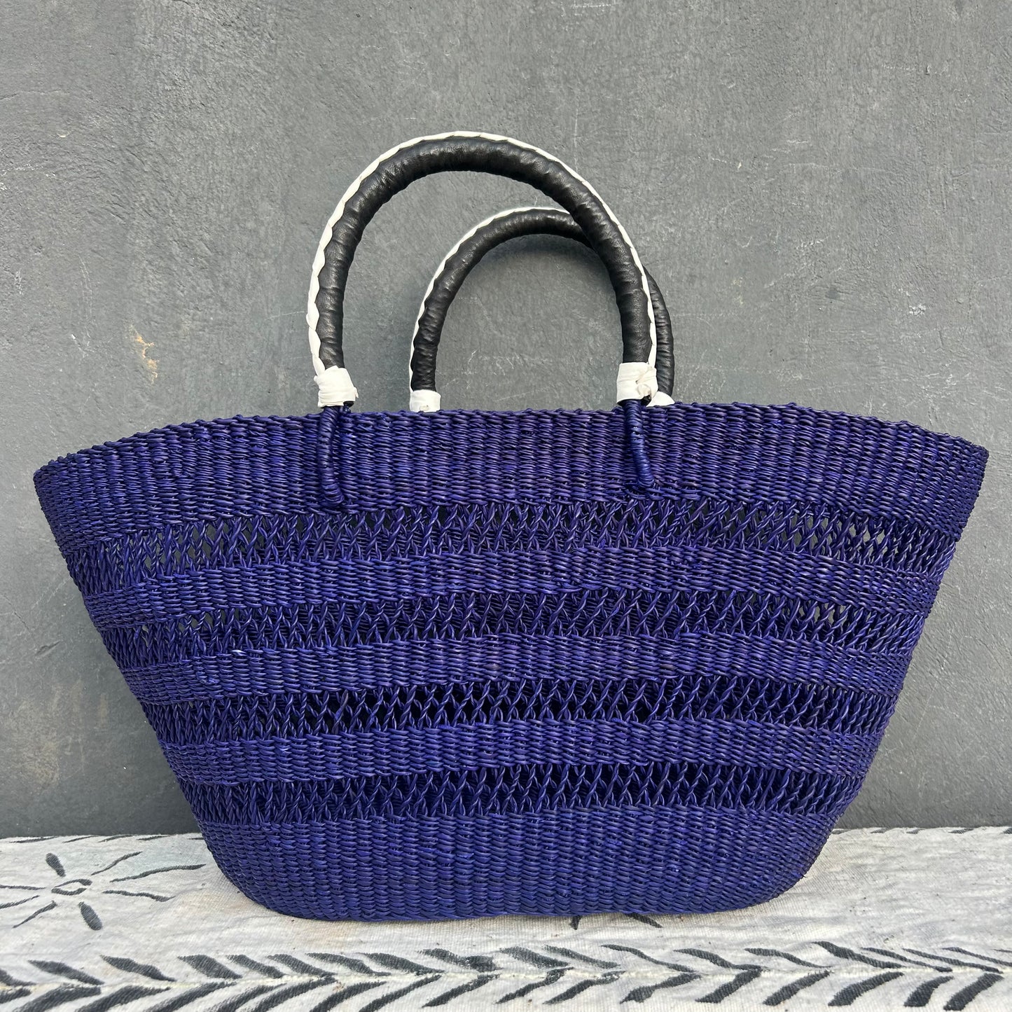 Bolga Shopping Basket/tote Bag/picnic Bag/Bearch Bag - arabolgabaskets.com