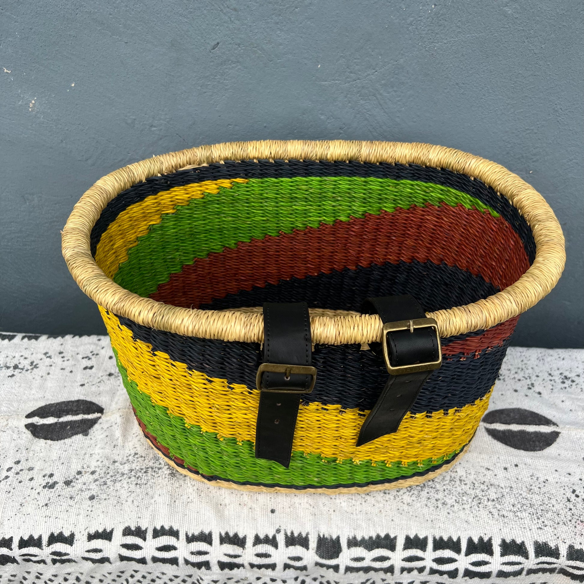 Bolga Bike/Bicycle Basket - arabolgabaskets.com