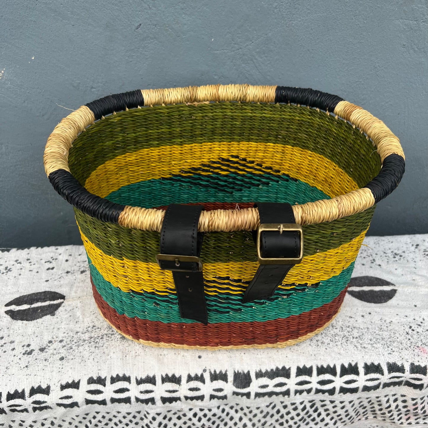 Bolga Bike/Bicycle Basket - arabolgabaskets.com