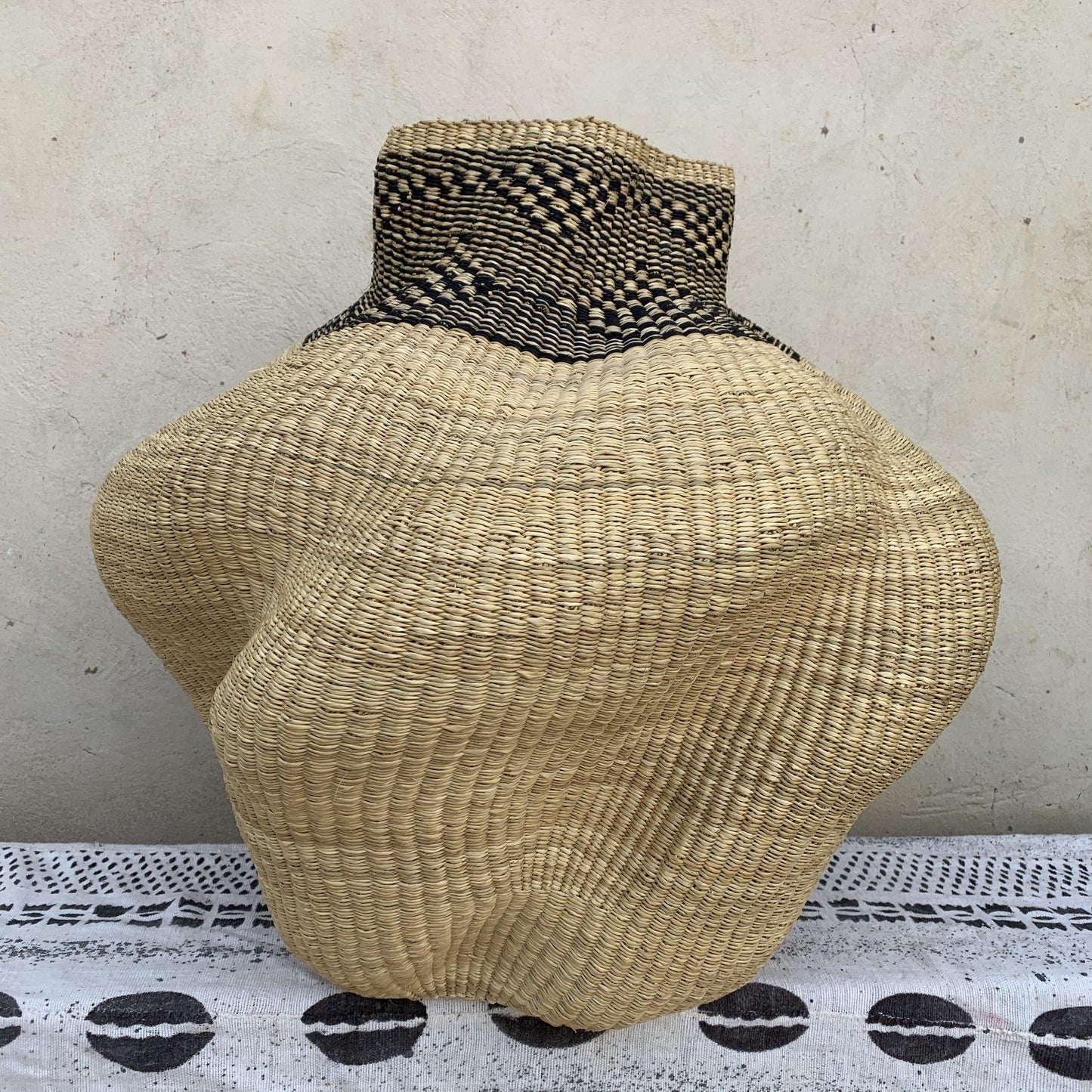 Wave Pot Bolga Basket - arabolgabaskets.com