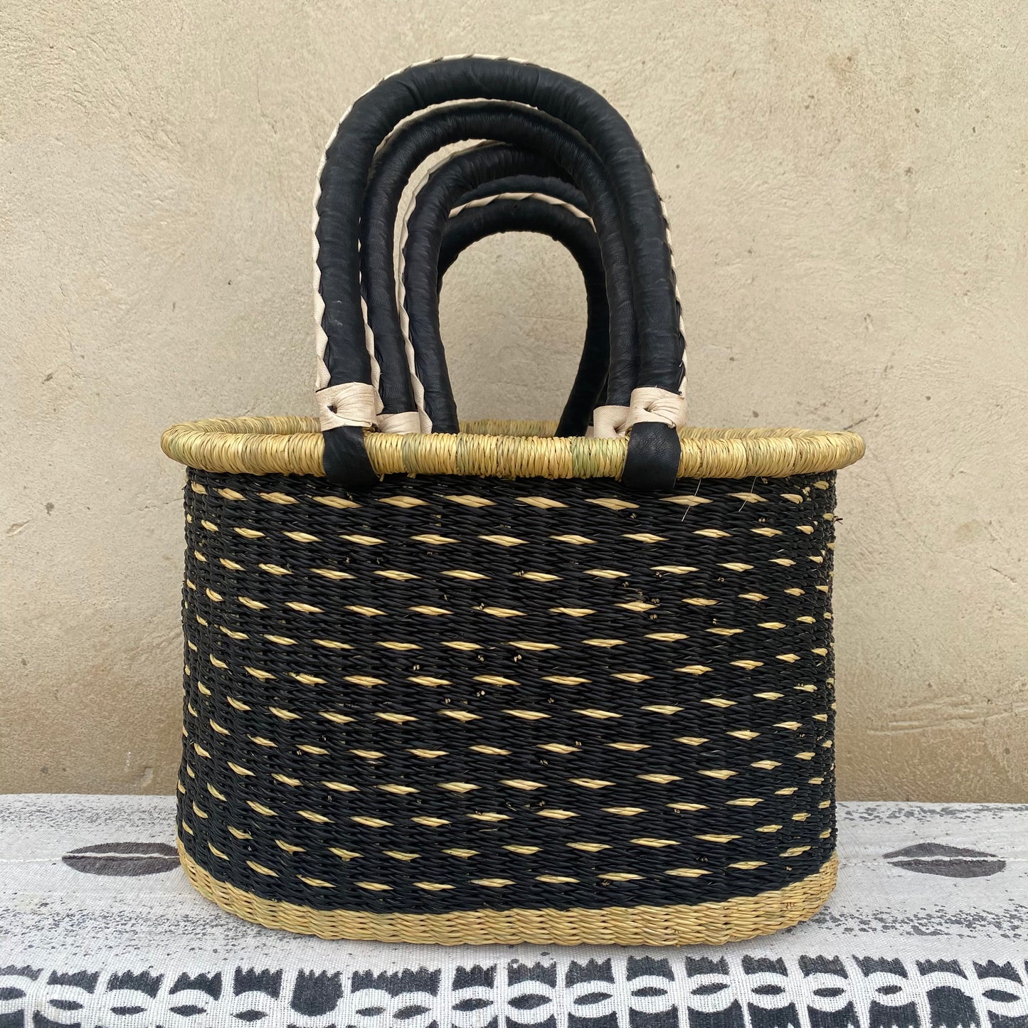 Oval Shopper Bolga Basket - Set of 3 - arabolgabaskets.com