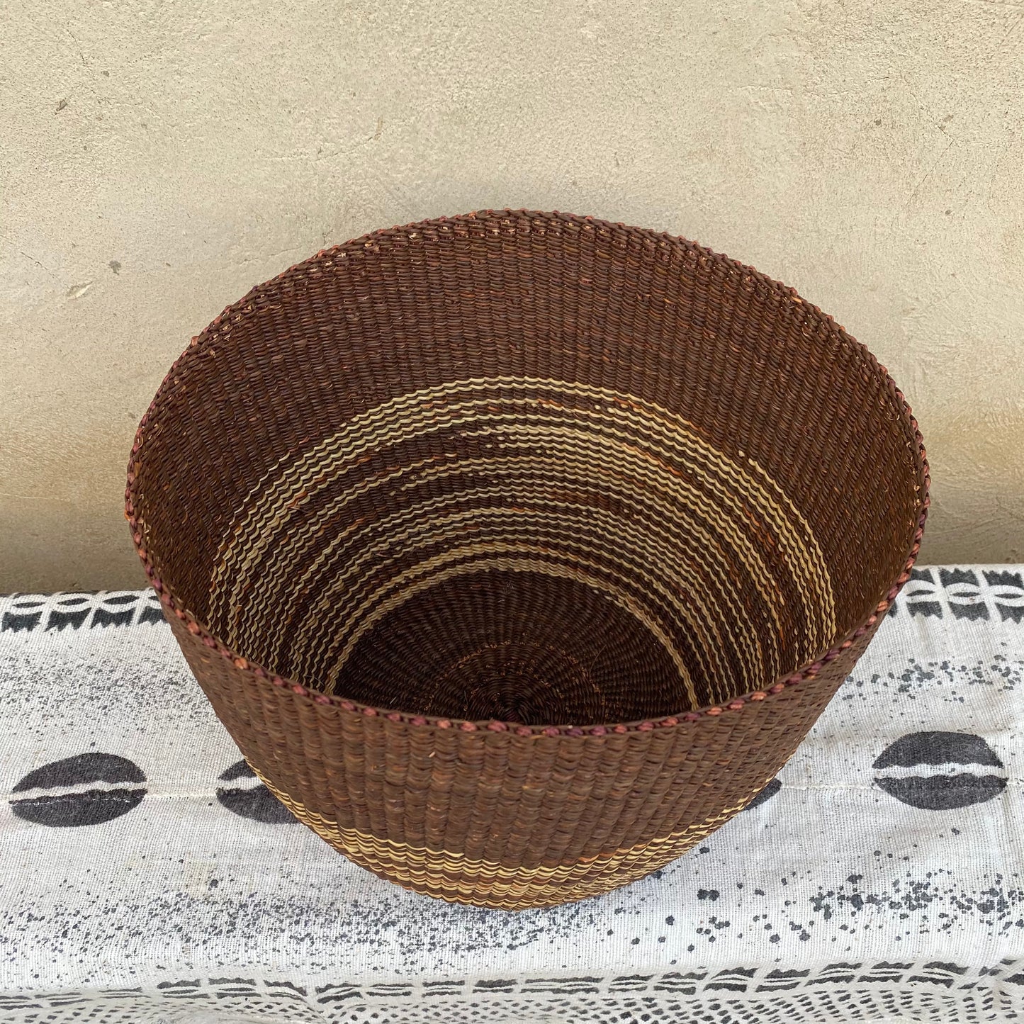 Handwoven Bolga Planter Basket