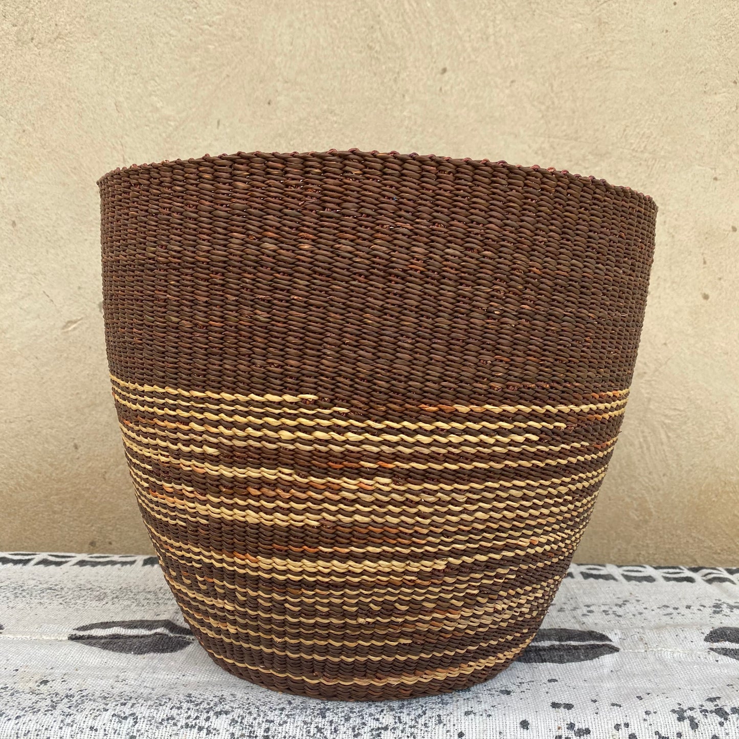 Handwoven Bolga Planter Basket