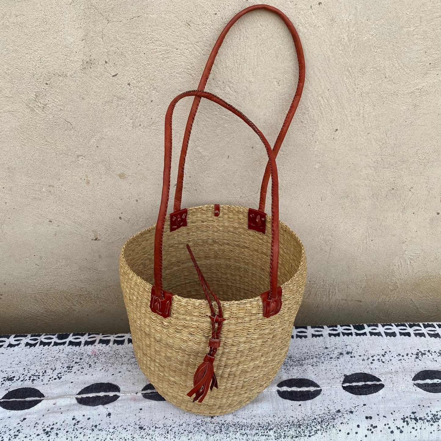 Handwoven Straw Tote Bag