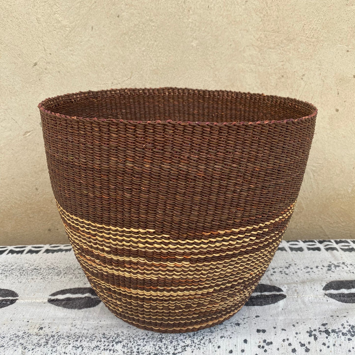 Handwoven Bolga Planter Basket