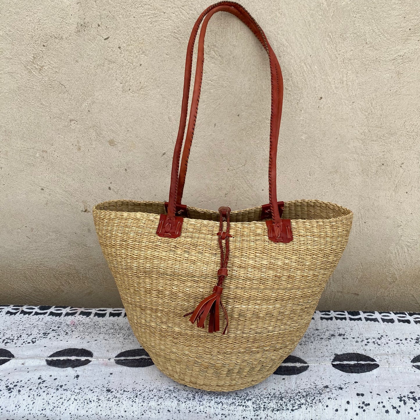 Handwoven Straw Tote Bag