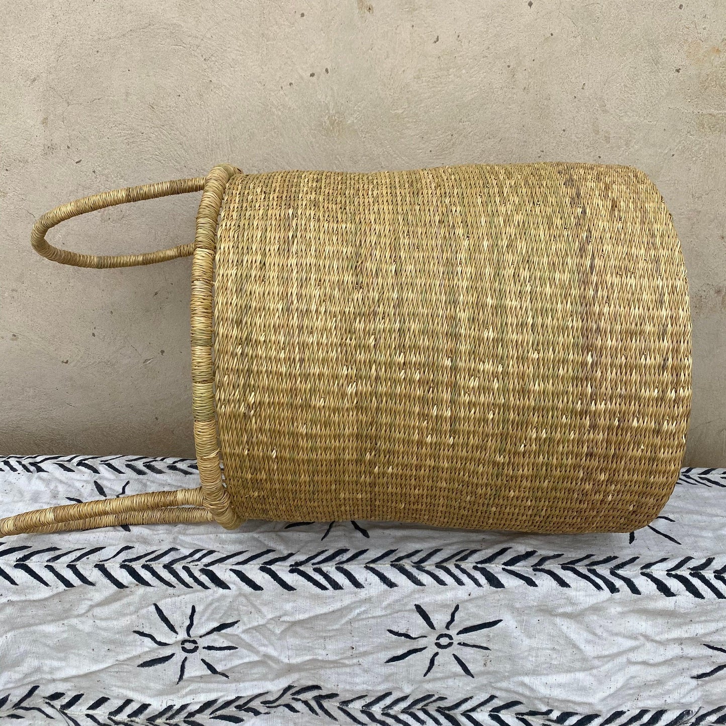 Natural / Dye-Free Laundry Bolga Basket