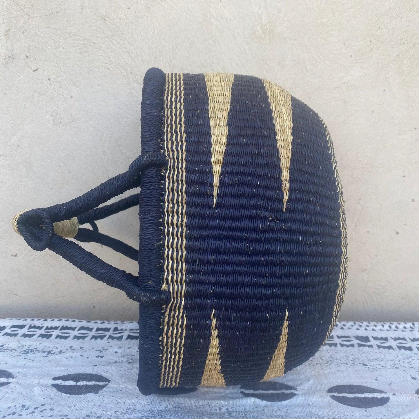Large Bolga Round Market Basket