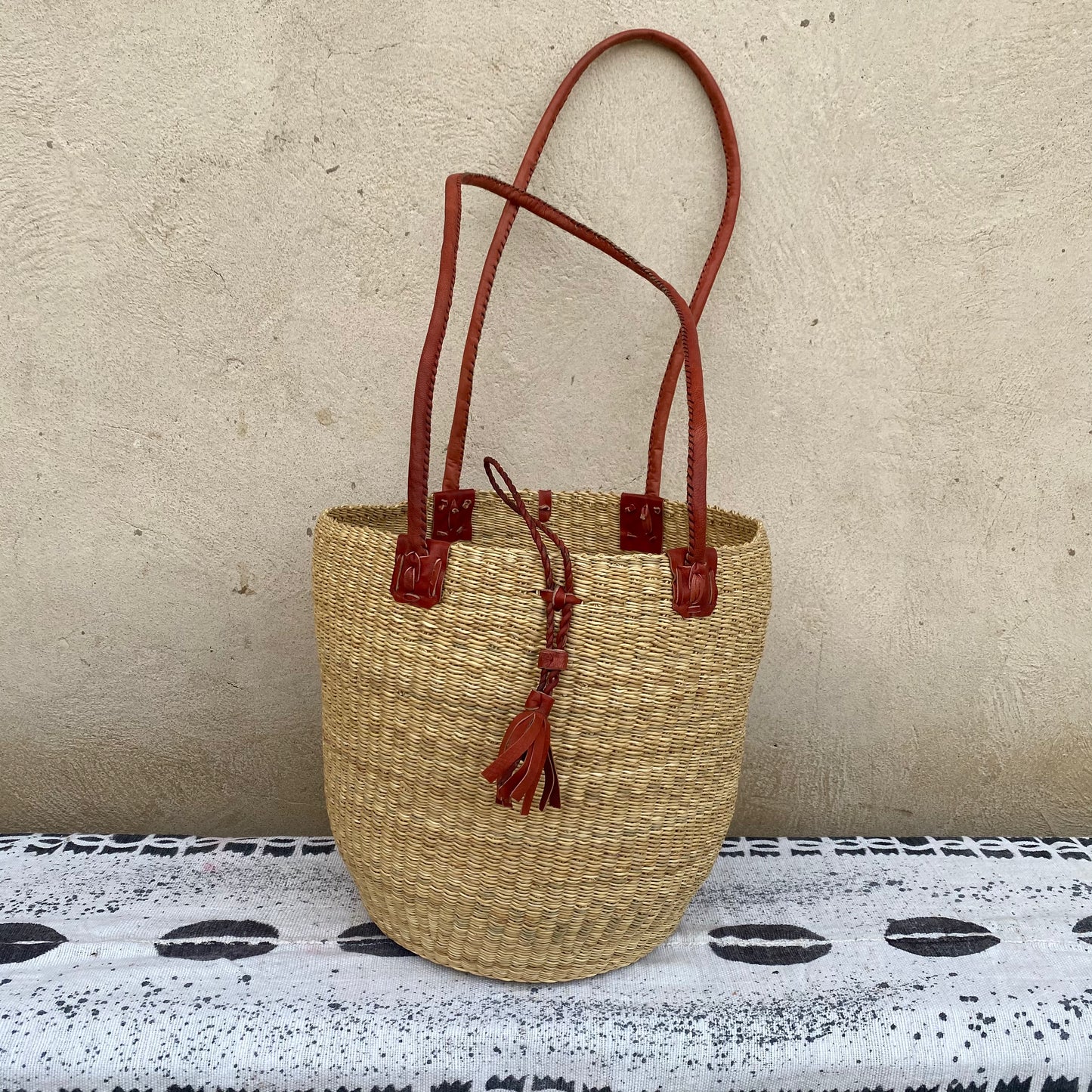 Handwoven Straw Tote Bag