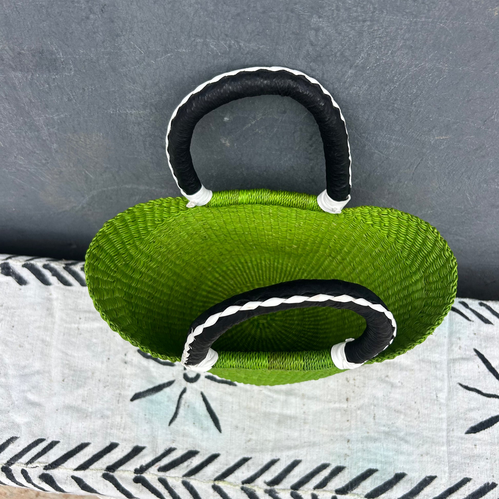Small U-Shopper Bolga Basket - arabolgabaskets.com