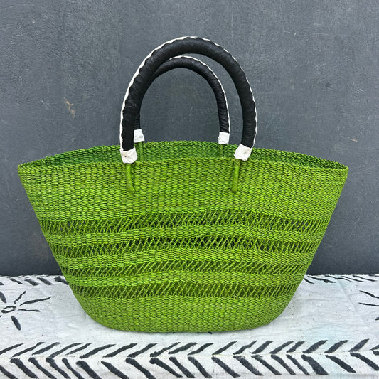 Bolga Shopping Basket/tote Bag/picnic Bag/Bearch Bag - arabolgabaskets.com