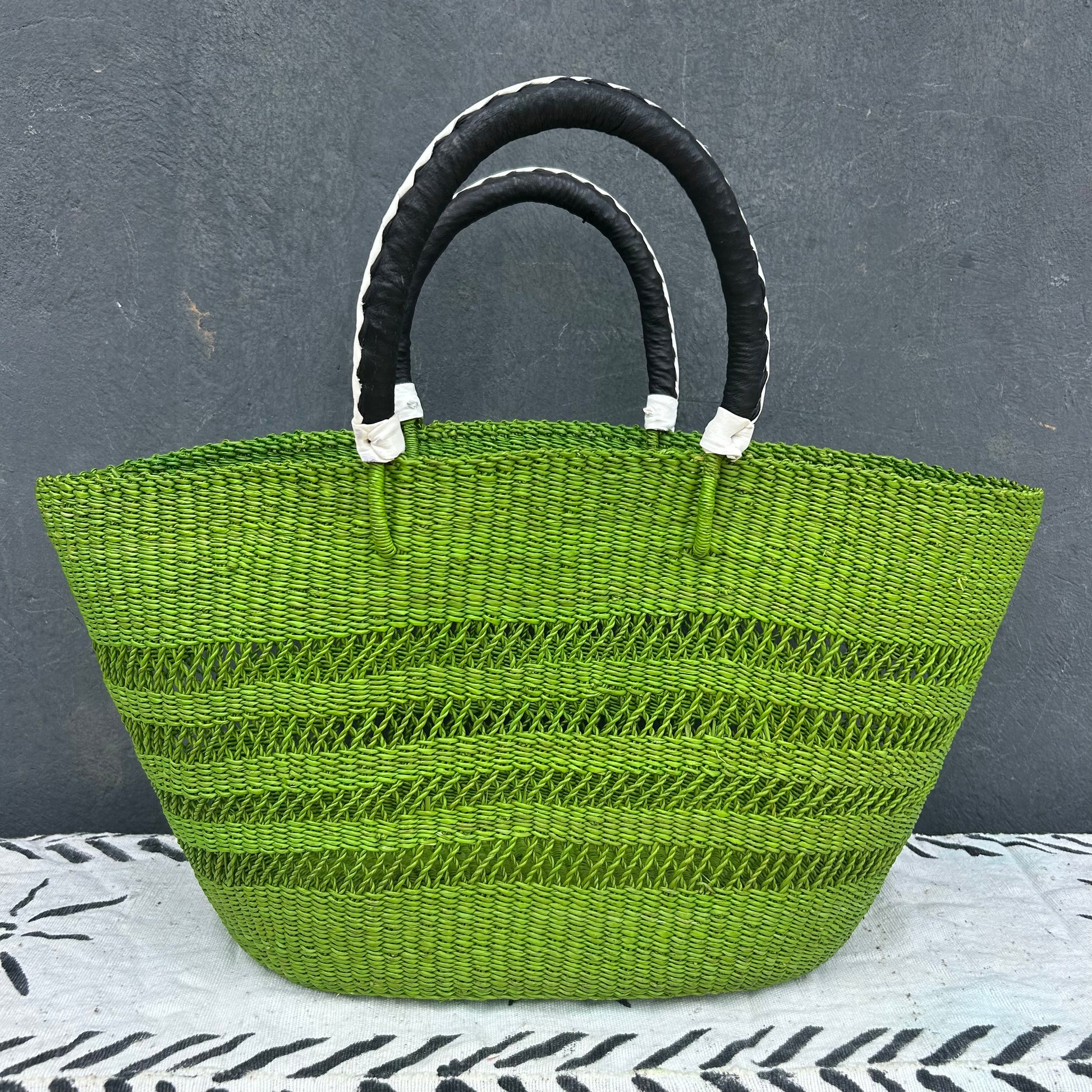 Bolga Shopping Basket/tote Bag/picnic Bag/Bearch Bag - arabolgabaskets.com