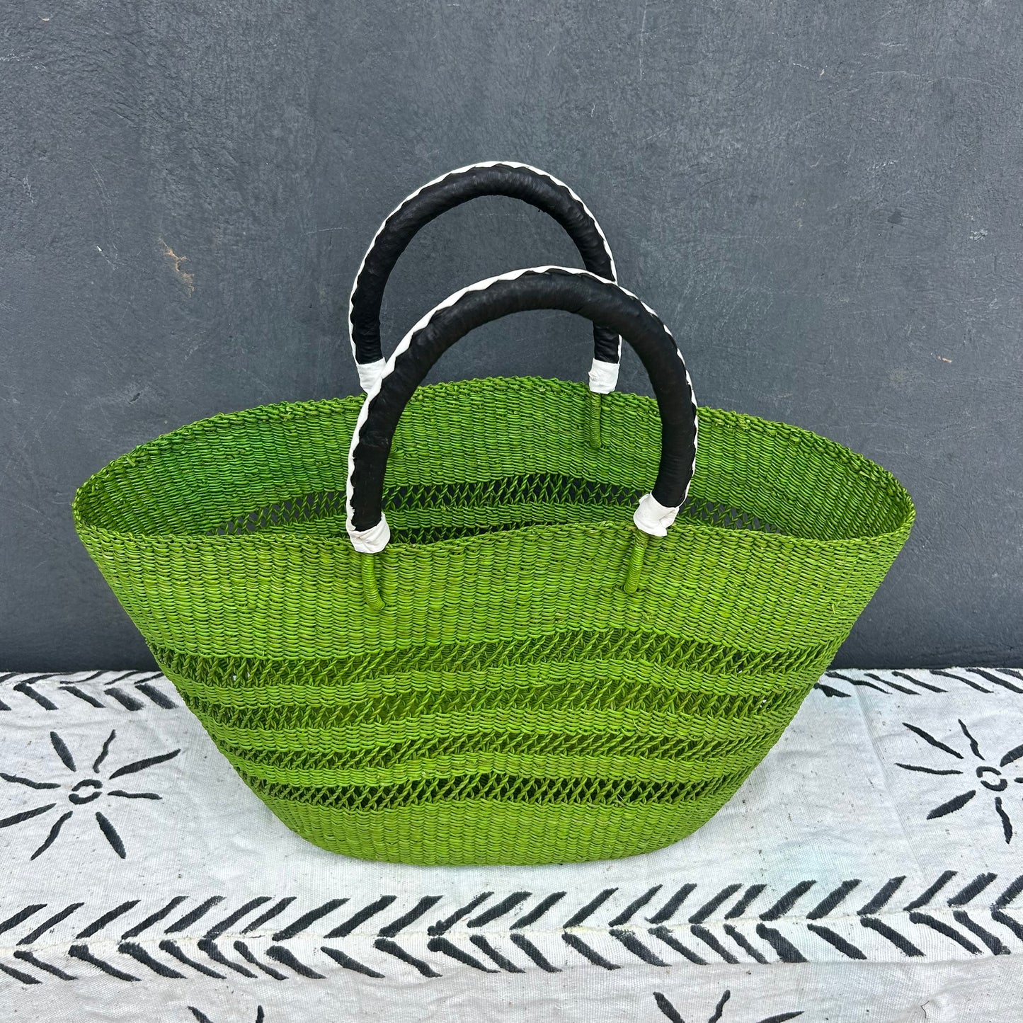 Bolga Shopping Basket/tote Bag/picnic Bag/Bearch Bag - arabolgabaskets.com