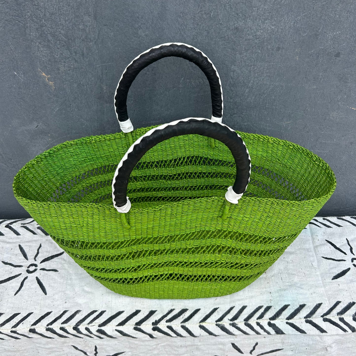 Bolga Shopping Basket/tote Bag/picnic Bag/Bearch Bag - arabolgabaskets.com