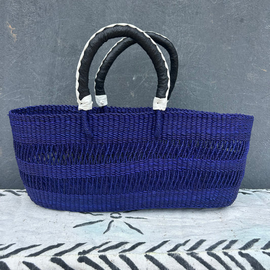Handwoven Bolga Tote Basket/Picnic Basket/Shopping Basket - arabolgabaskets.com
