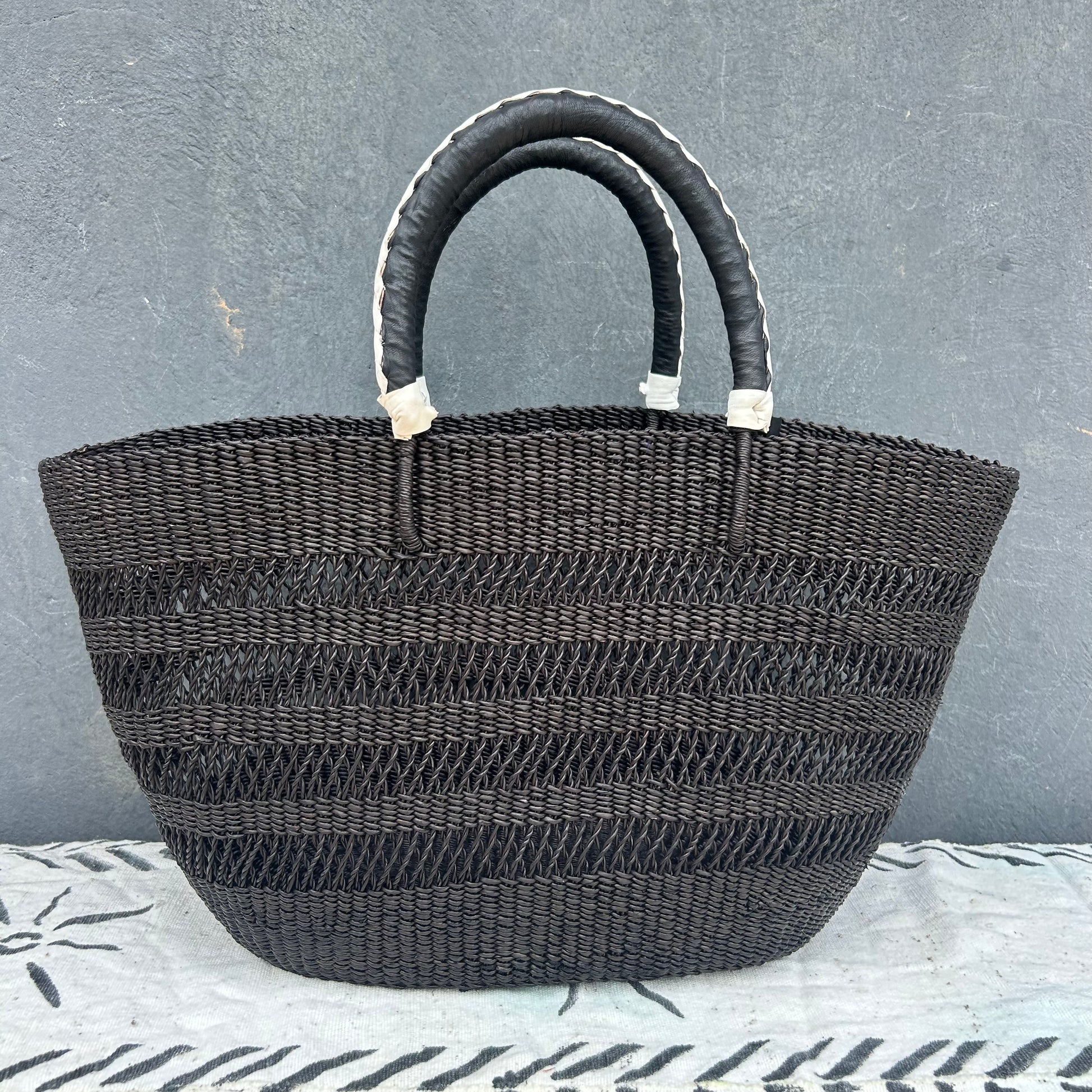 Bolga Shopping Basket/tote Bag/picnic Bag/Bearch Bag - arabolgabaskets.com
