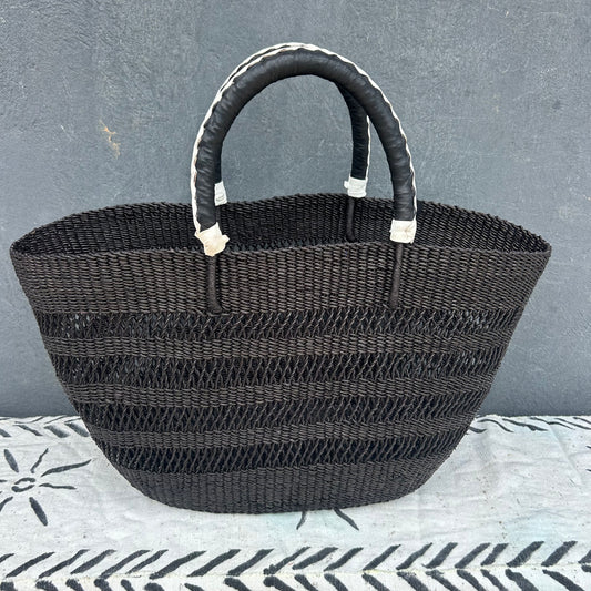 Bolga Shopping Basket/tote Bag/picnic Bag/Bearch Bag - arabolgabaskets.com
