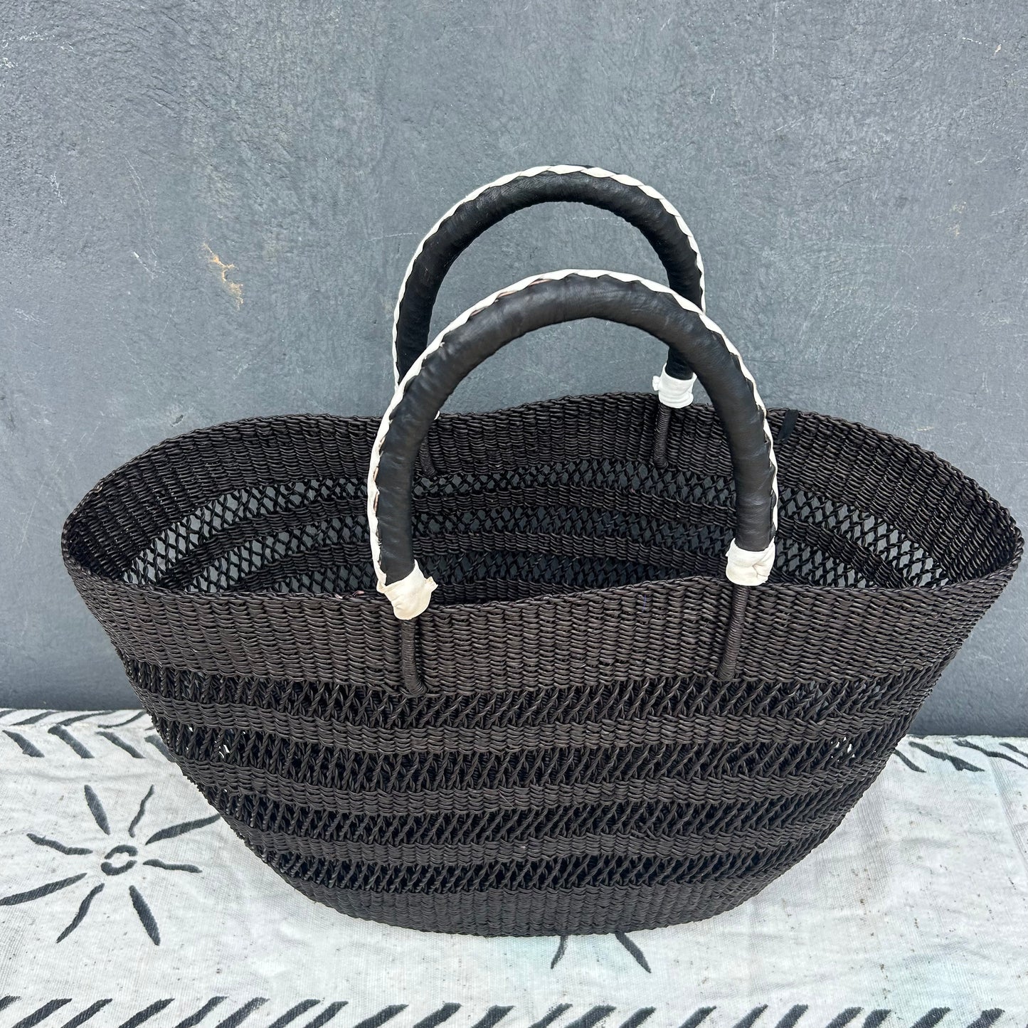 Bolga Shopping Basket/tote Bag/picnic Bag/Bearch Bag - arabolgabaskets.com