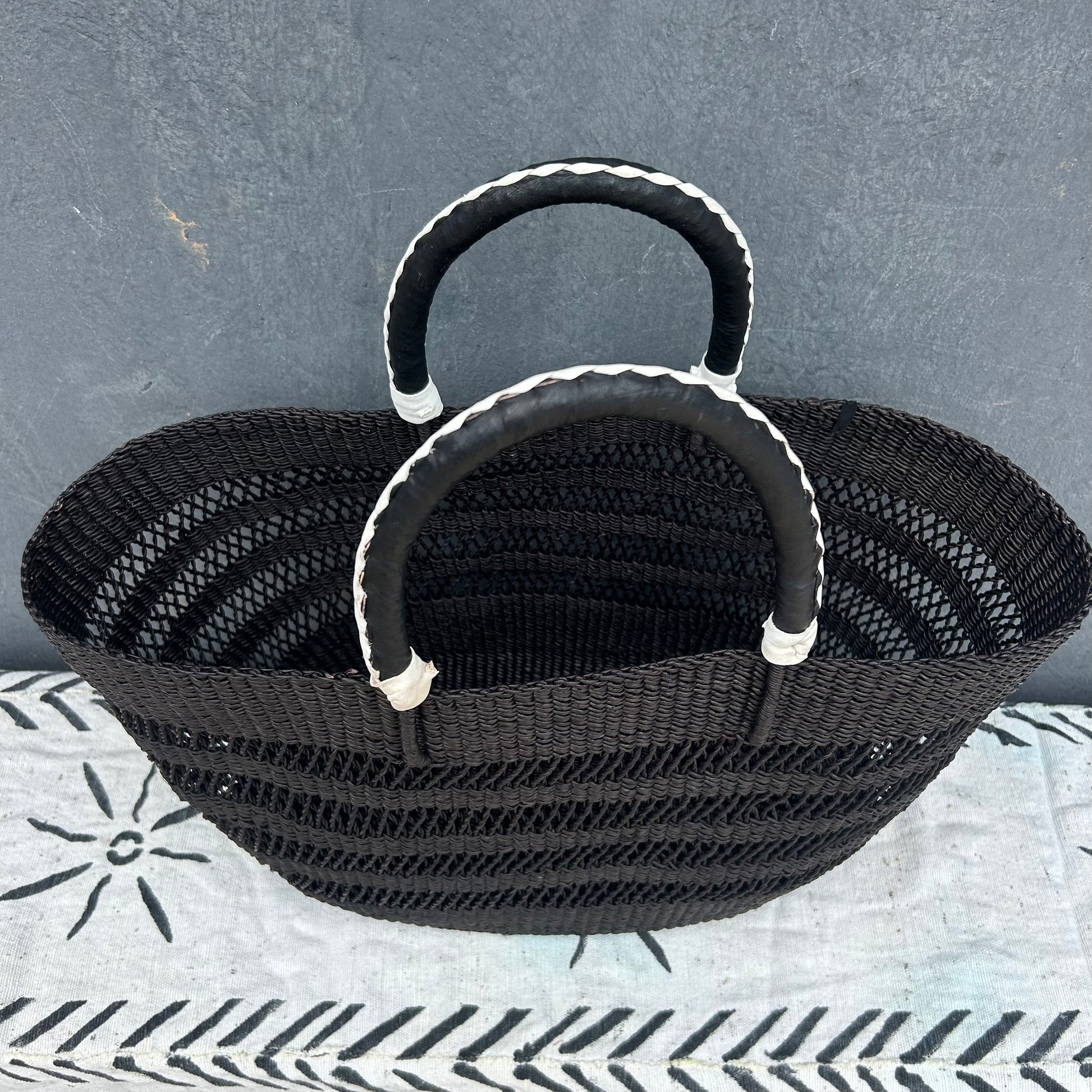 Bolga Shopping Basket/tote Bag/picnic Bag/Bearch Bag - arabolgabaskets.com