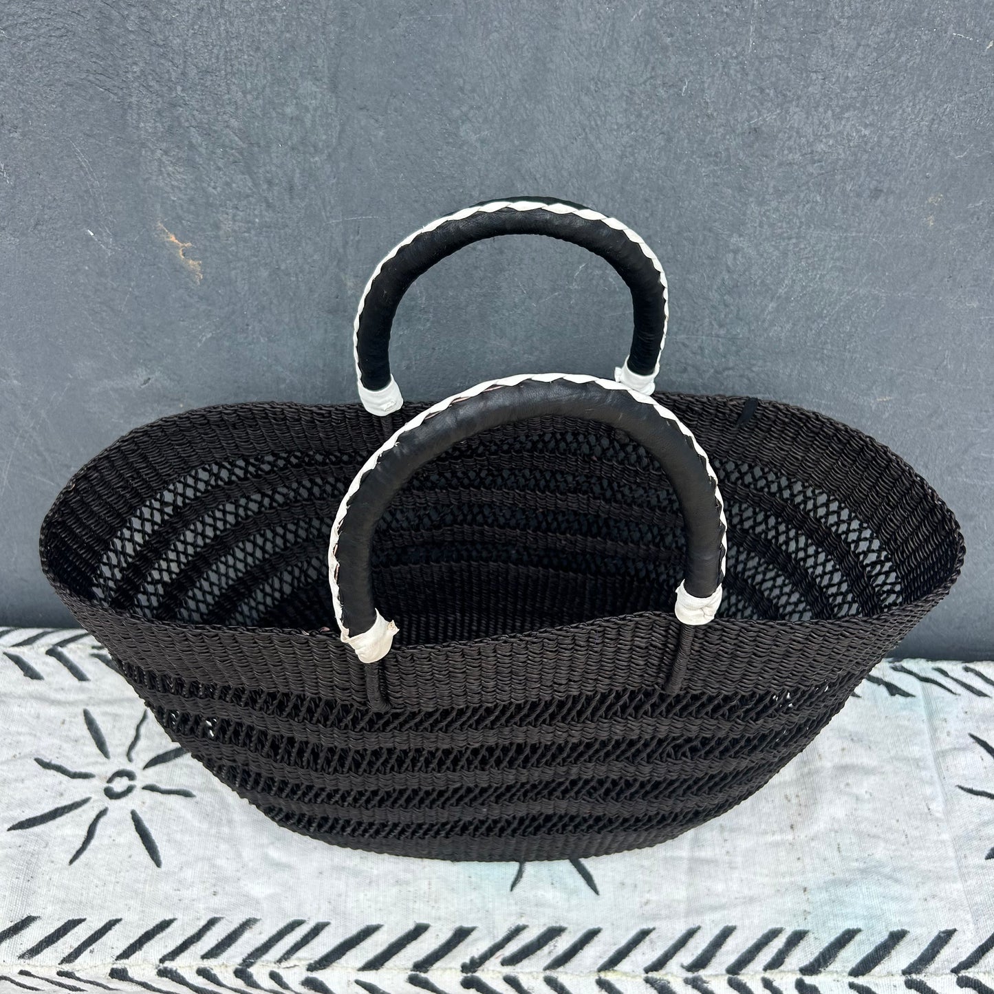 Bolga Shopping Basket/tote Bag/picnic Bag/Bearch Bag - arabolgabaskets.com