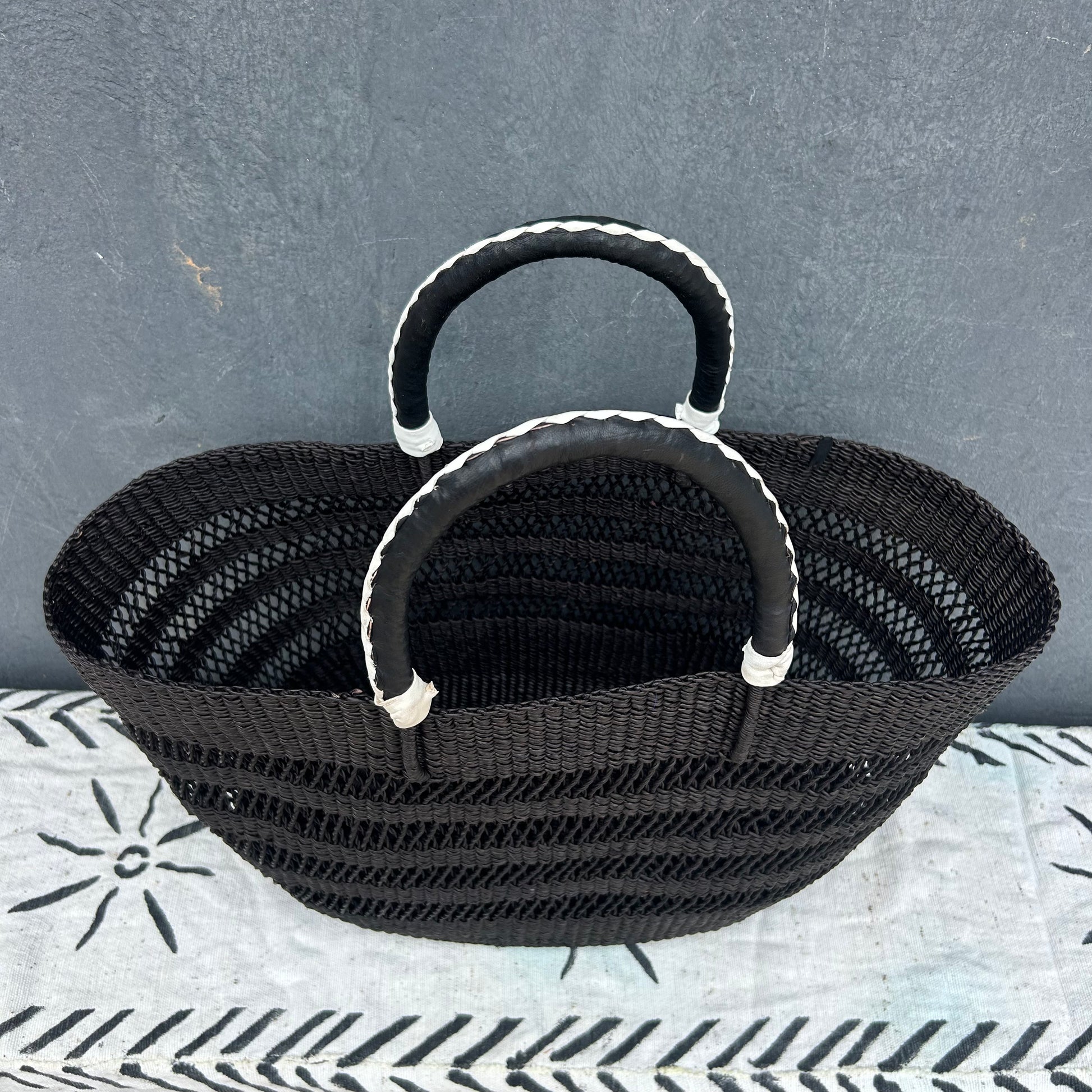 Bolga Shopping Basket/tote Bag/picnic Bag/Bearch Bag - arabolgabaskets.com