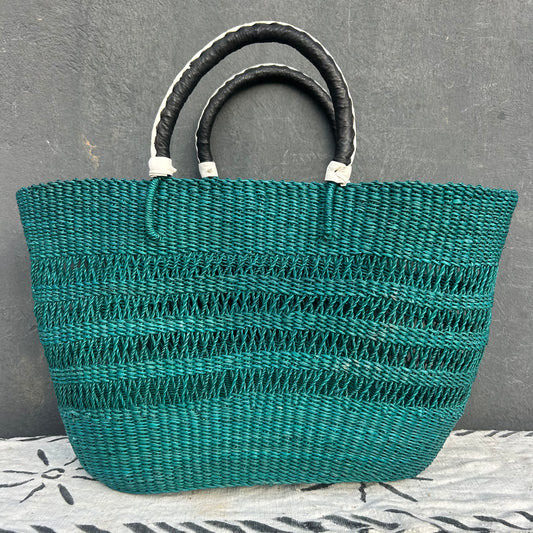 Bolga Shopping Basket/tote Bag/picnic Bag/Bearch Bag - arabolgabaskets.com