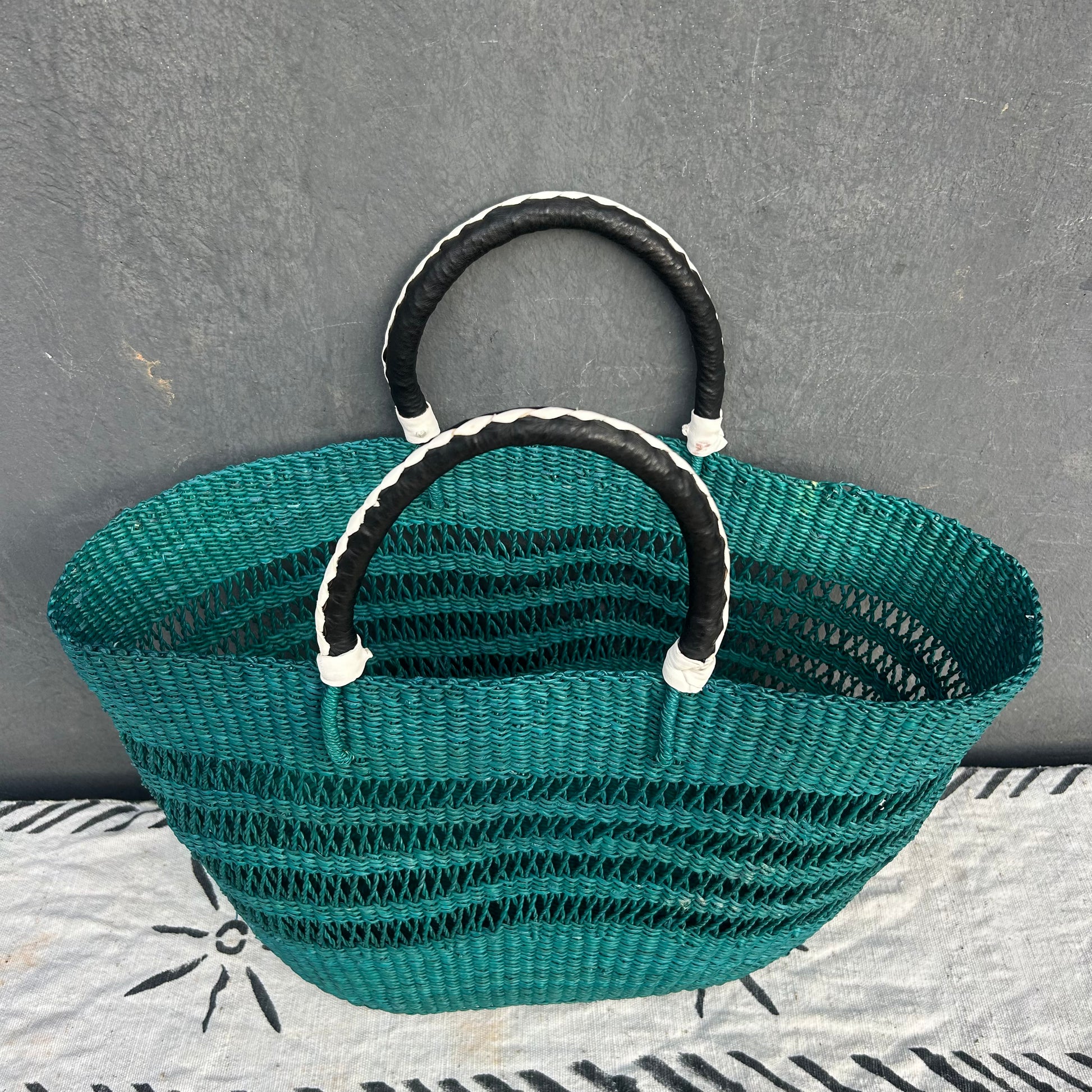 Bolga Shopping Basket/tote Bag/picnic Bag/Bearch Bag - arabolgabaskets.com