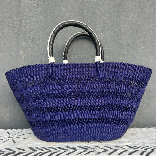 Bolga Shopping Basket/tote Bag/picnic Bag/Bearch Bag - arabolgabaskets.com