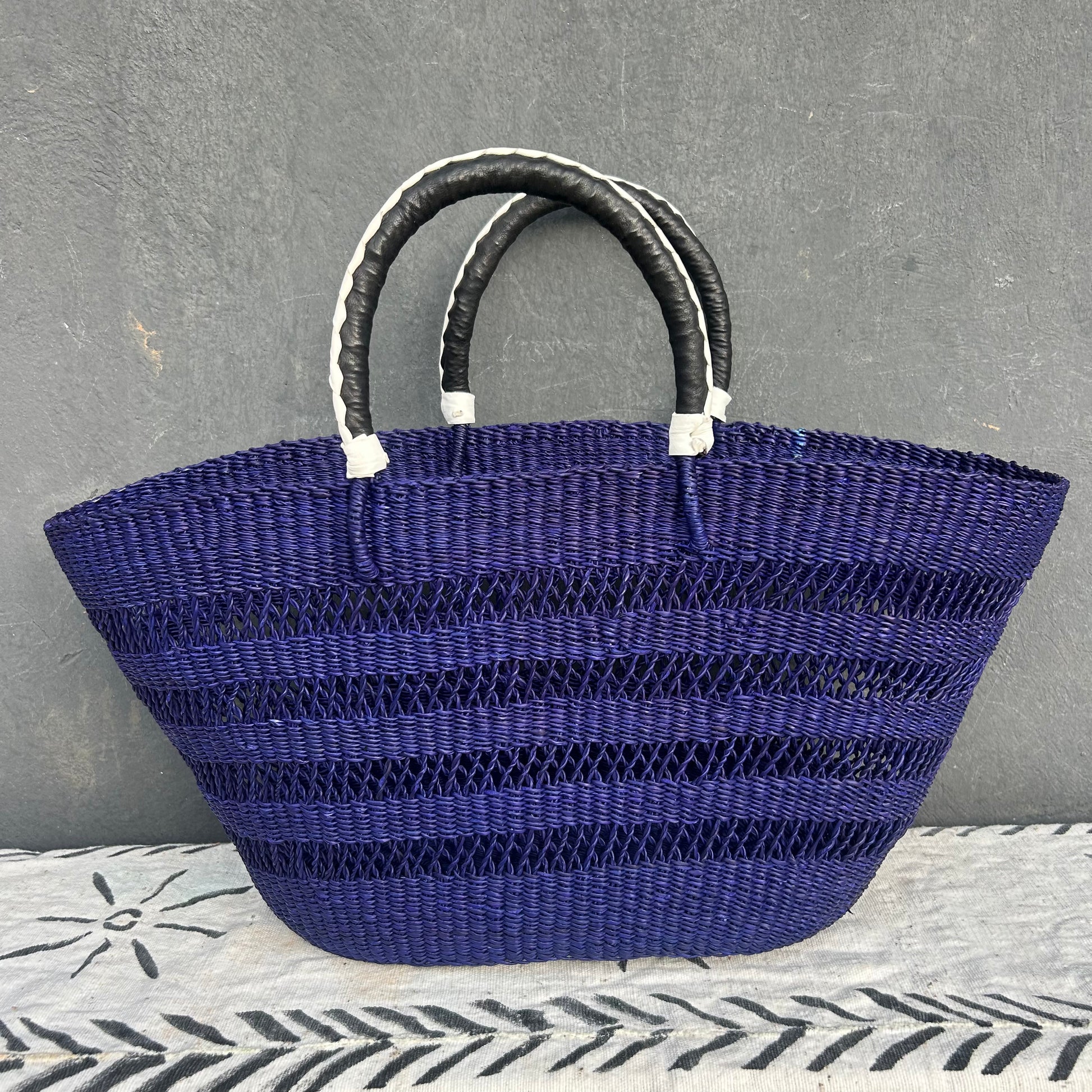 Bolga Shopping Basket/tote Bag/picnic Bag/Bearch Bag - arabolgabaskets.com