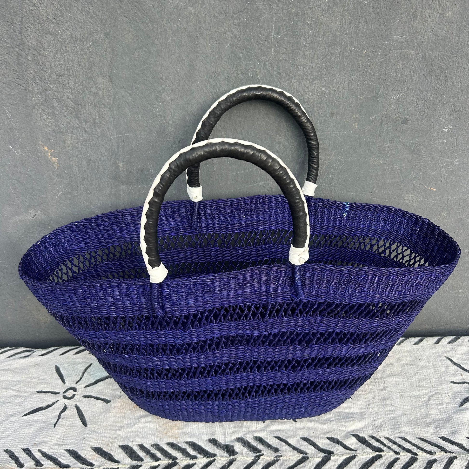 Bolga Shopping Basket/tote Bag/picnic Bag/Bearch Bag - arabolgabaskets.com