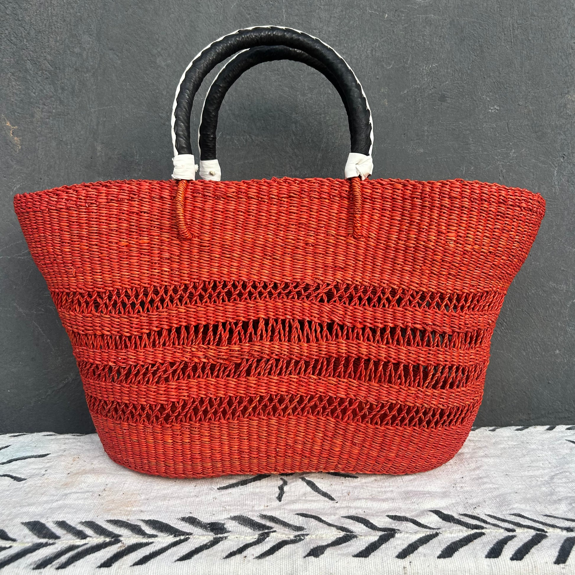 Bolga Shopping Basket/tote Bag/picnic Bag/Bearch Bag - arabolgabaskets.com