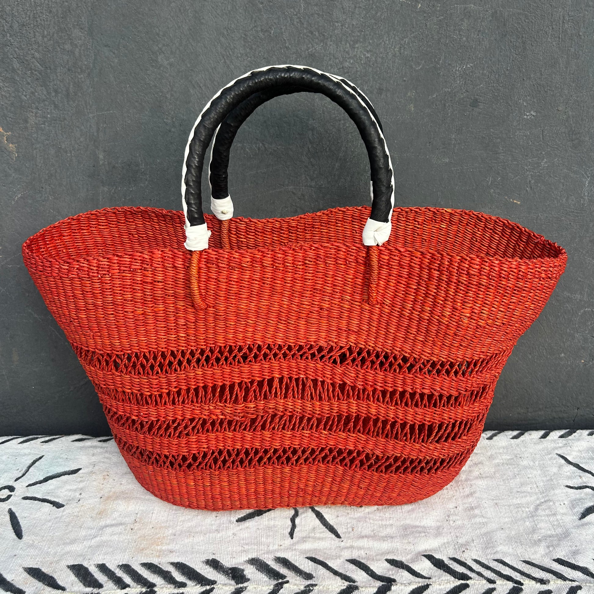 Bolga Shopping Basket/tote Bag/picnic Bag/Bearch Bag - arabolgabaskets.com