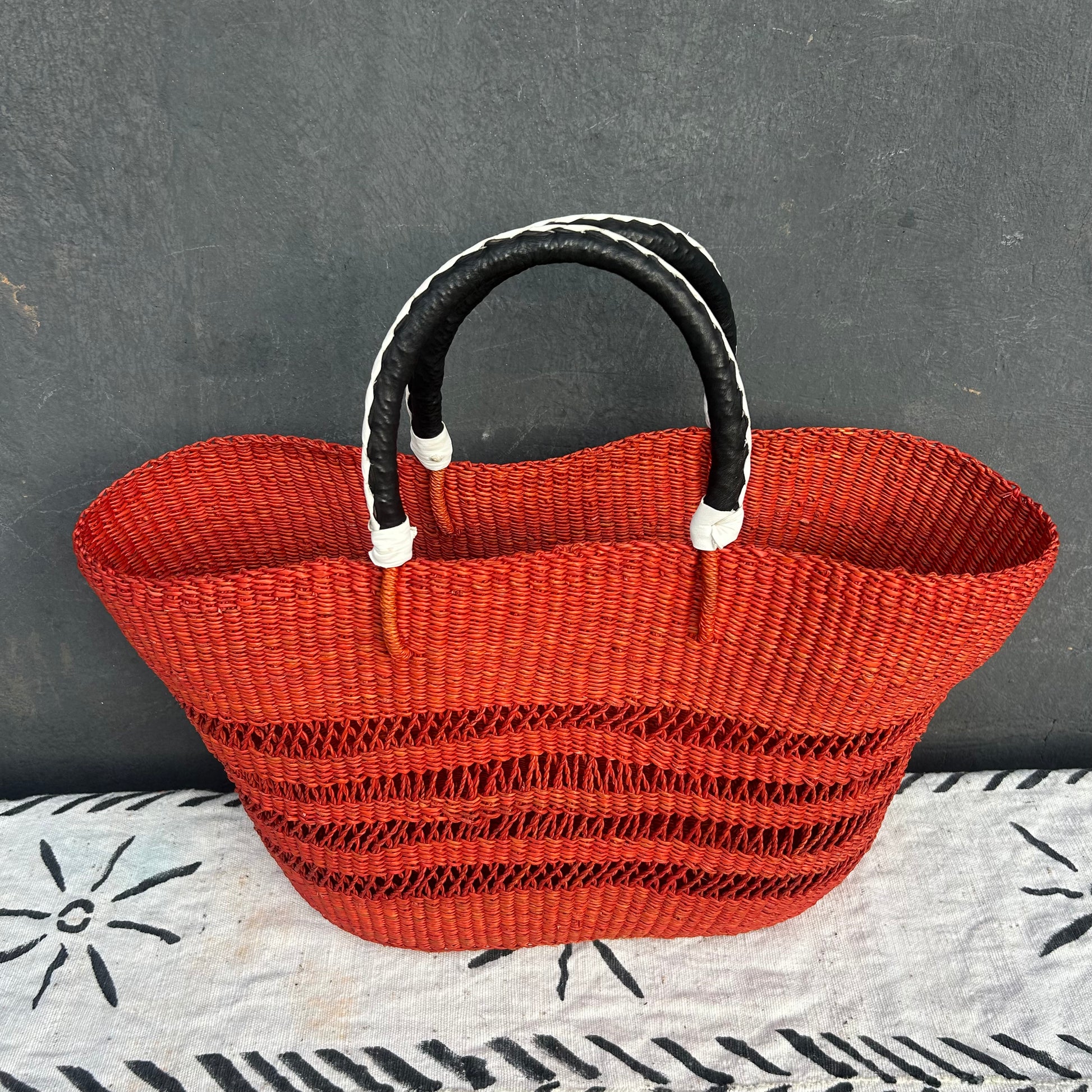 Bolga Shopping Basket/tote Bag/picnic Bag/Bearch Bag - arabolgabaskets.com