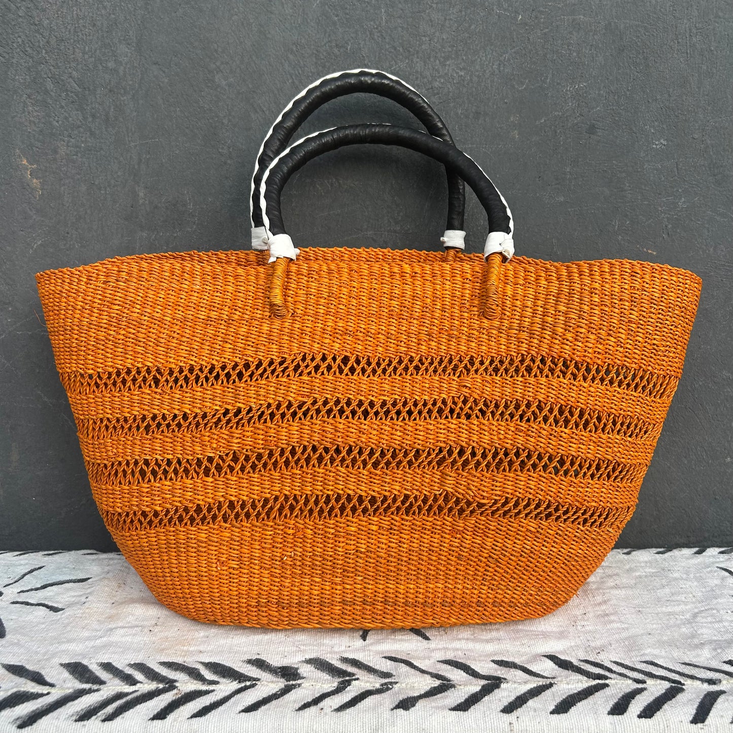 Bolga Shopping Basket/tote Bag/picnic Bag/Bearch Bag - arabolgabaskets.com