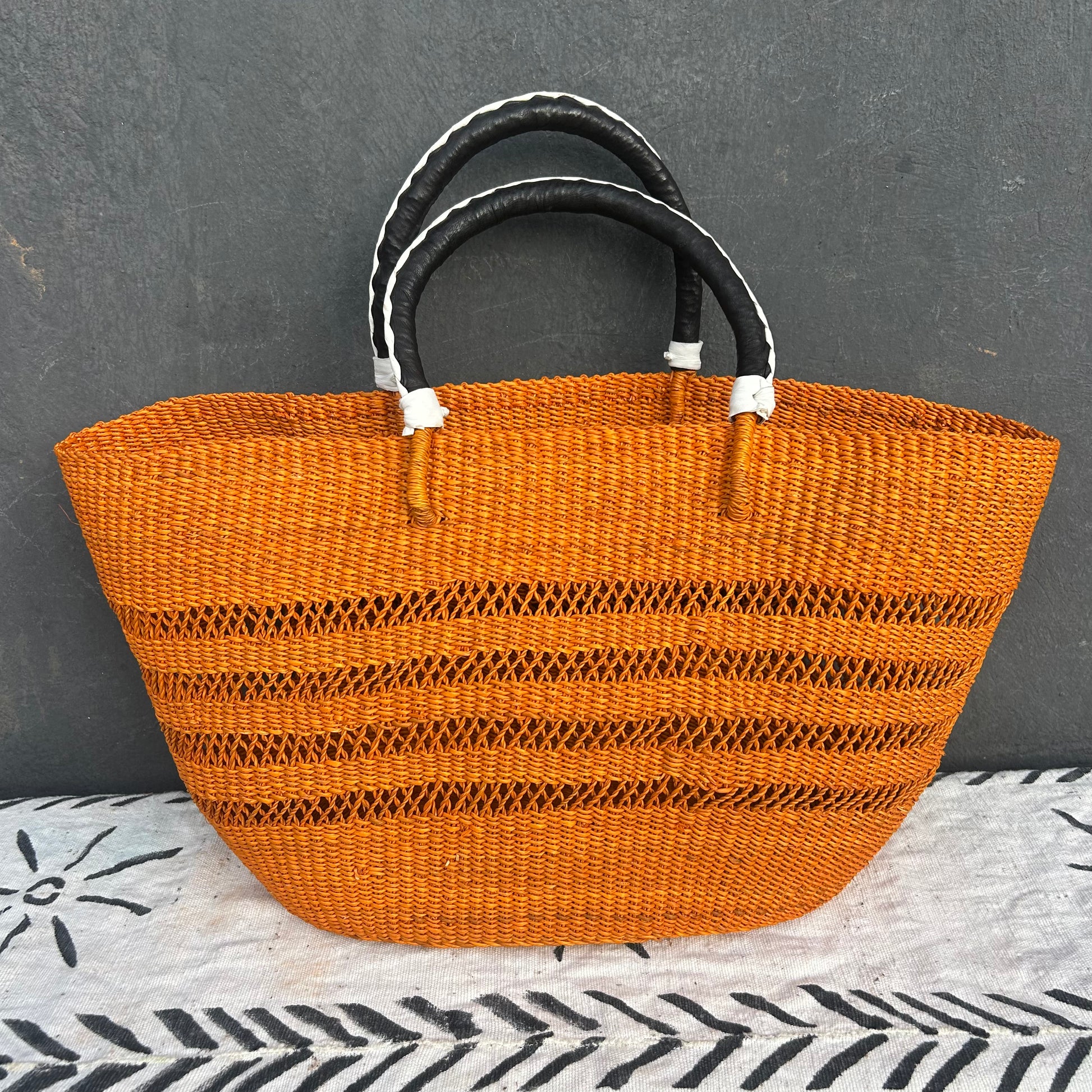 Bolga Shopping Basket/tote Bag/picnic Bag/Bearch Bag - arabolgabaskets.com