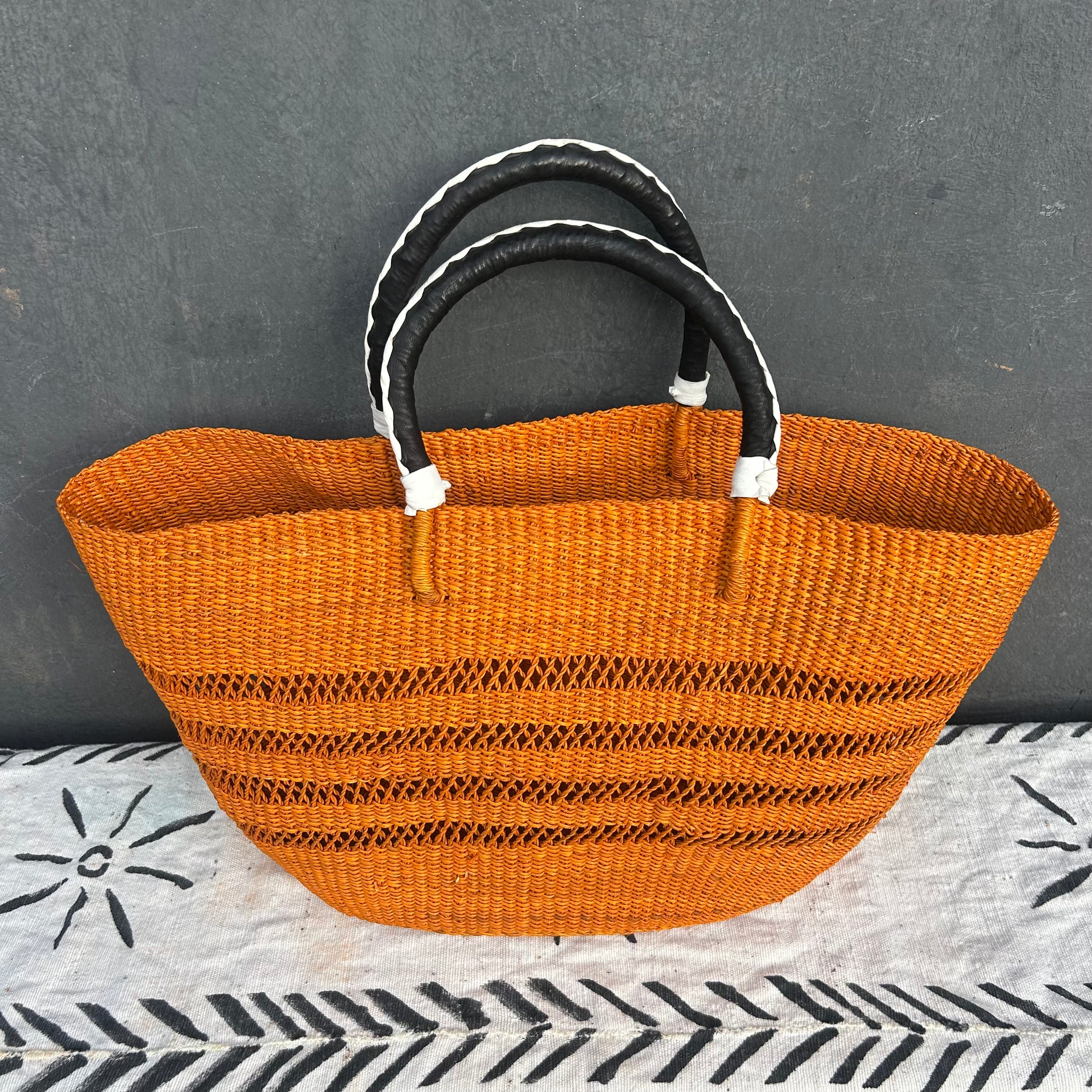 Bolga Shopping Basket/tote Bag/picnic Bag/Bearch Bag - arabolgabaskets.com