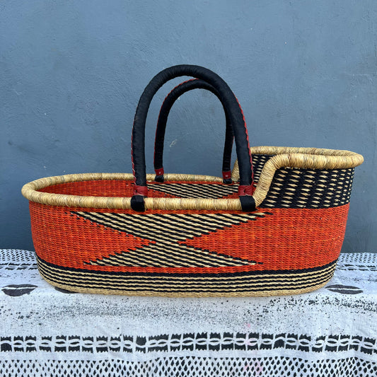 Bassinet/ Babies Cot/Bolga Moses Basket - arabolgabaskets.com