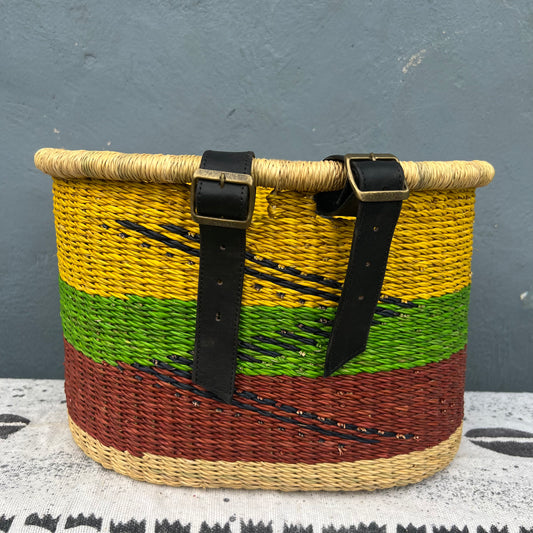 Bolga Bike/Bicycle Basket - arabolgabaskets.com