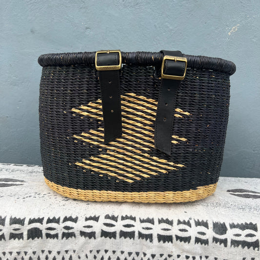 Bolga Bike/Bicycle Basket - arabolgabaskets.com