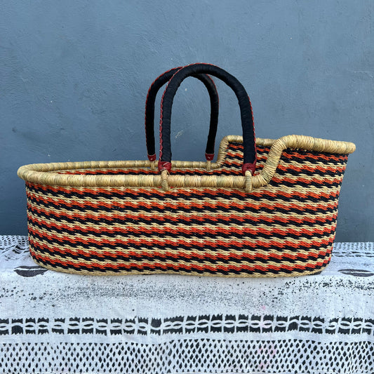 Bassinet/ Babies Cot/ Bolga Moses Basket - arabolgabaskets.com