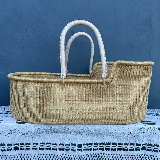 Baby Bassinet/ Babies Cot/Bolga Moses Basket - arabolgabaskets.com